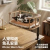 Summer solid wood mat desktop cat bed floating adjustable home style, suitable for both humans and pets, all-season pet supplies Specification image